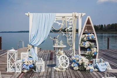 Морская свадьба в деталях: образы и декор - Hot Wedding