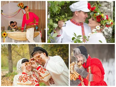 Cвадьба в русском стиле - оформление «Souz-decor»