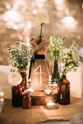 Декор и оформление свадьбы в стиле рустик. Фото | Weddingtoday.ru