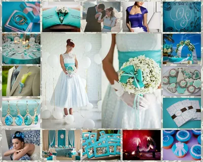 Baiciurina Olga's Design Room: Свадьба в стиле Тиффани-Tiffany wedding theme
