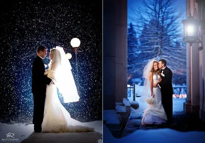 Зимняя свадьба: идеи для фотосессии.