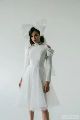 Свадебное платье с рукавом артикул 227179 цвет голубой👗 напрокат 15 000 ₽  ⭐ купить 50 000 ₽ в Екатеринбурге