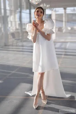 Свадебное платье из органзы Криста в Москве по доступным ценам