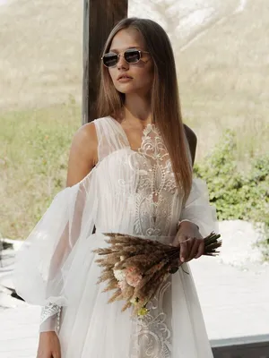 Свадебное платье цвета шампань — цена 9000 грн в каталоге Свадебные платья  ✓ Купить женские вещи по доступной цене на Шафе | Украина #53752882
