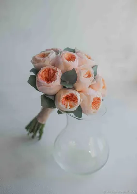 garden roses, свадебный букет с пионовидными розами, букет невесты из белых пионовидных  роз, Флористика на свадьбу Москва