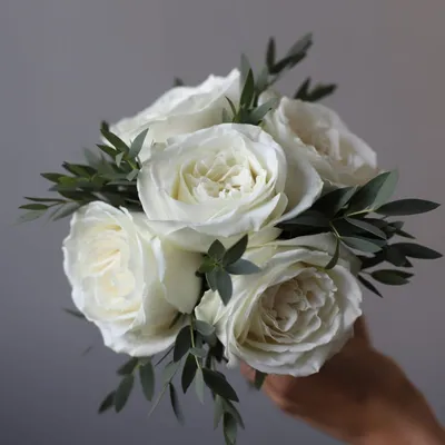 Букет невесты с розами и герберами в СПБ, свадебные букеты недорого купить  в интернет-магазине