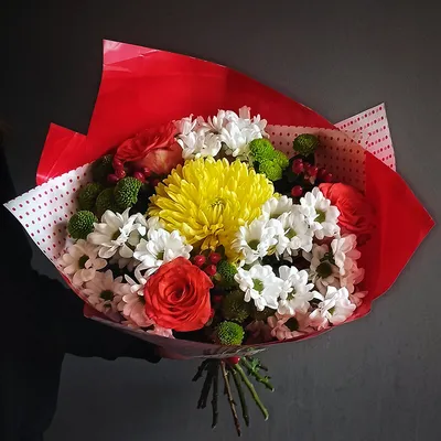 Букет хризантем №1 - заказать цветы с доставкой в Ульяновске - Вам Букет