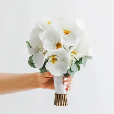 Свадебные букеты с орхидеями фото фотографии
