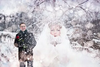 Свадебная фотосессия зимой - Lookina