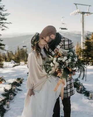 Идеи для зимней свадебной фотосессии – Pion-decor