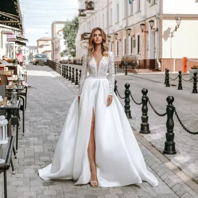 Кружевные свадебные платья купить в СПб, выгодная цена от салона  \"ИнтерСтиль\"