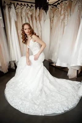 Пышное свадебное платье | пышные свадебные платья на свадьбу кружевные с  рукавами купить в Санкт-Петербурге