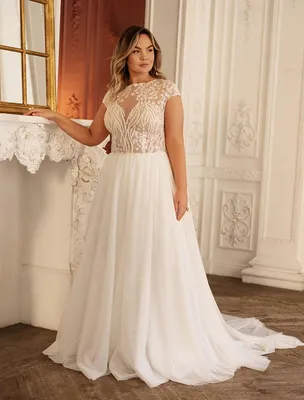 Свадебное платье бохо для полных невест купить в Москве