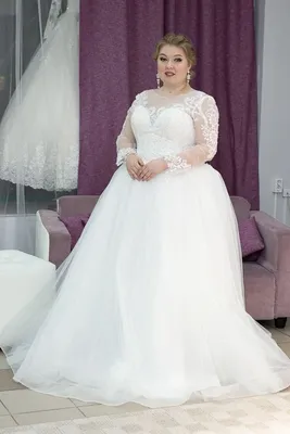 Закрытое свадебное платье А-силуэта Эвия - Vesta Санкт Петербург
