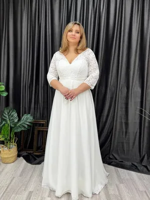 Свадебное платье Алина споса Дарина - Свадебные платья больших размеров  Москва