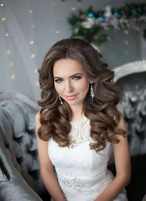 Свадебные прически на длинные волосы, фото. Услуги стилиста в Ялте -  yaltastudio.ru