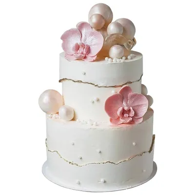 Фантастические свадебные торты двухъярусные, украшенные прекрасными деталями