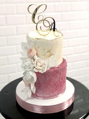 Стиль и элегантность в каждом свадебном торте двухъярусном