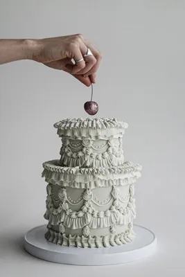 Свадебный торт с цветами №1087 по цене: 2500.00 руб в Москве | Lv-Cake.ru