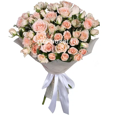 Свадебный букет из розы и фрезии купить с бесплатной доставкой в Москве по  цене 3 570 руб.