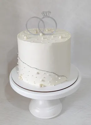Стильный Свадебный торт | Современный свадебный торт, Простые свадебные  торты, Свадебный торт