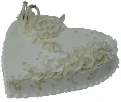 Небольшой свадебный торт (T6269) на заказ по цене 1050 руб./кг в  кондитерской Wonders | с доставкой в Москве