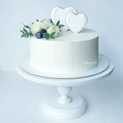 Маленький свадебный торт - 58 photo