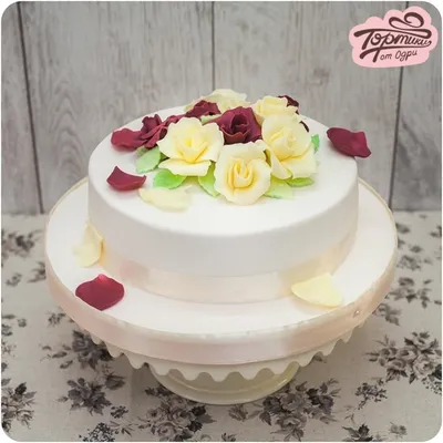 Торт с цветами - Cake in Flowers
