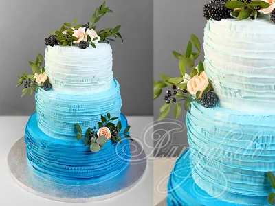 Свадебный торт в морском стиле фото фотографии