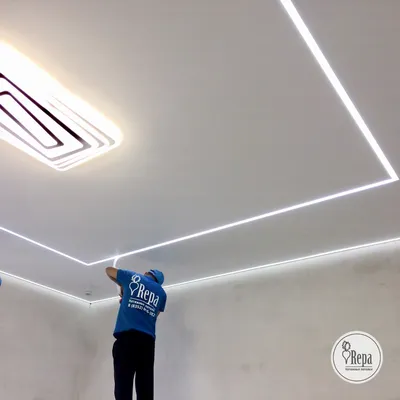 Лампочки в Натяжной Потолок - Со световыми Линиями | Milana