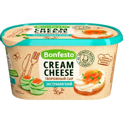 Сыр творожный «Bonfesto» Cream Cheese, 70%, 500 г купить в Минске: недорого  в интернет-магазине Едоставка