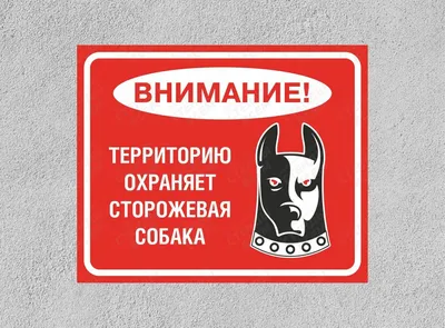 Табличка Осторожно! Злая собака, 30 см, 20 см - купить в интернет-магазине  OZON по выгодной цене (265153665)