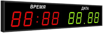 Часы табло Электронные Дата время Работает: 3400 KGS ➤ Часы для дома |  Бишкек | 64148003 ᐈ lalafo.kg