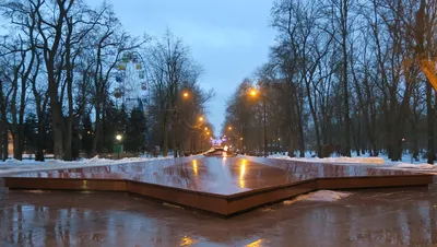 В Таганрог вернулась зимняя сказка: Пушкинская набережная укрылась снегом