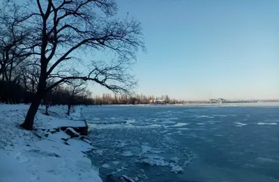 Центральный пляж города Таганрог зимой фото - Мой Таганрог