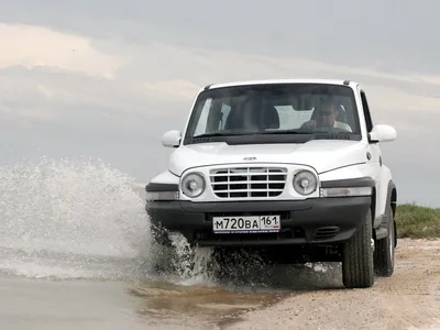 Купить б/у ТагАЗ Tager 2008-2012 2.3 MT (150 л.с.) 4WD бензин механика в  Пензе: белый ТагАЗ Тагер 2008 внедорожник 3-дверный 2008 года на Авто.ру ID  1078867937