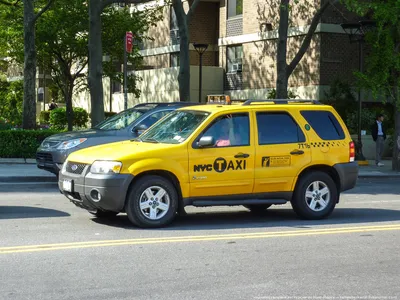 Желтое такси Нью-Йорка | Пикабу
