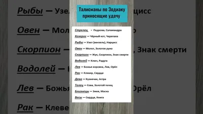 Все Знаки Зодиака, характеристика и их совместимость. | мотылёк | Дзен