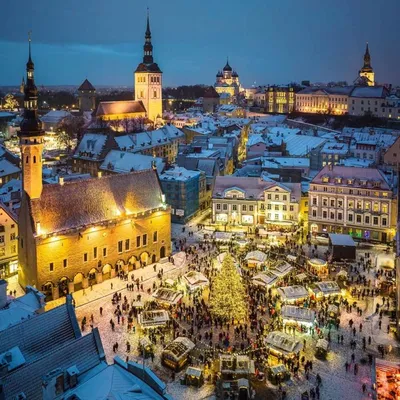 Зимний Таллинн украшают более 300 световых инсталляций | Tallinn