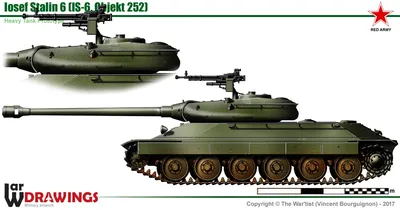 IS-6 (Objekt 252) Heavy Tank Prototype