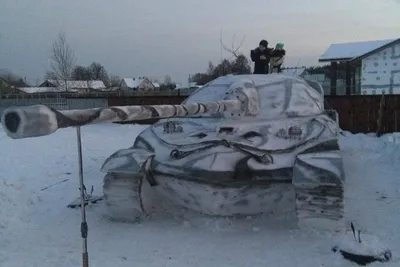 Потрясающий снежный танк на фото, доступный для загрузки