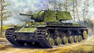 RFMRM5056 1:35 Rye Field Model KV-1 Reinforced Cast Turret Tank Model 1942  with Workable Track Links - Sprue Brothers Models LLC