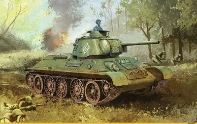 Средний танк Т-34-76 «От рабочих Казахстана». СССР