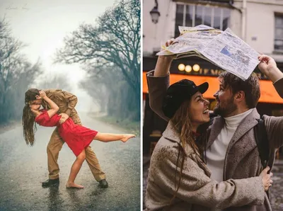 Фото Танцы под дождем: красивые картинки в png