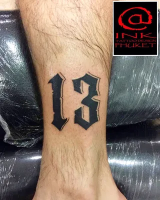 101 Amazing Number Tattoo Ideas You Need to See! | Number 13 tattoos, 13  tattoos, Tattoos for guys