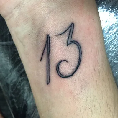 Tattoo uploaded by Pavel • *13* Freehand #handtattoo #13 #lettering  #tattoomoscow #scripttattoo #fineline #LetteringArtists  #thebesttattooartists • Tattoodo