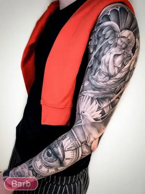 Красивые татуировки ангела для девушки на руке - tattopic.ru