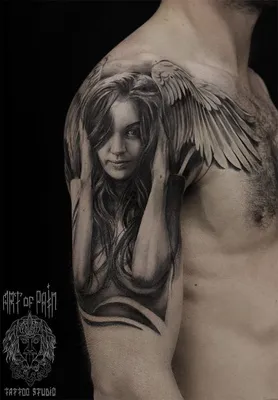 Татуировки на руку: символ ангела хранителя для защиты и поддержки -  tattopic.ru