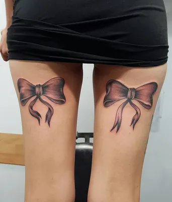 Татуировки у девушек: бантики на ногах (ФОТО) - trendymode.ru