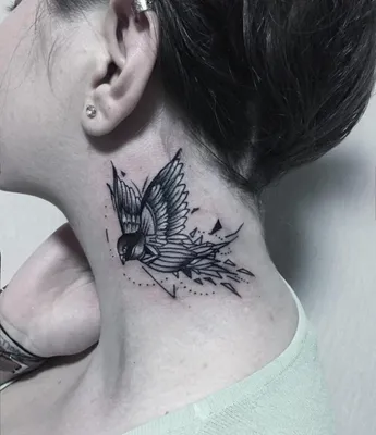Татуировки на шее - для смелых и неординарных девушек и парней | Master  Tattoo | Дзен